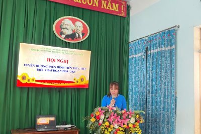 HỘI NGHỊ TUYÊN DƯƠNG TẬP THỂ, CÁ NHÂN ĐIỂN HÌNH, TIÊN TIẾN TIÊU BIỂU CÔNG ĐOÀN CƠ SỞ TRƯỜNG TIỂU HỌC NGUYỄN VĂN TRỖI GIAI ĐOẠN 2020 – 2024
